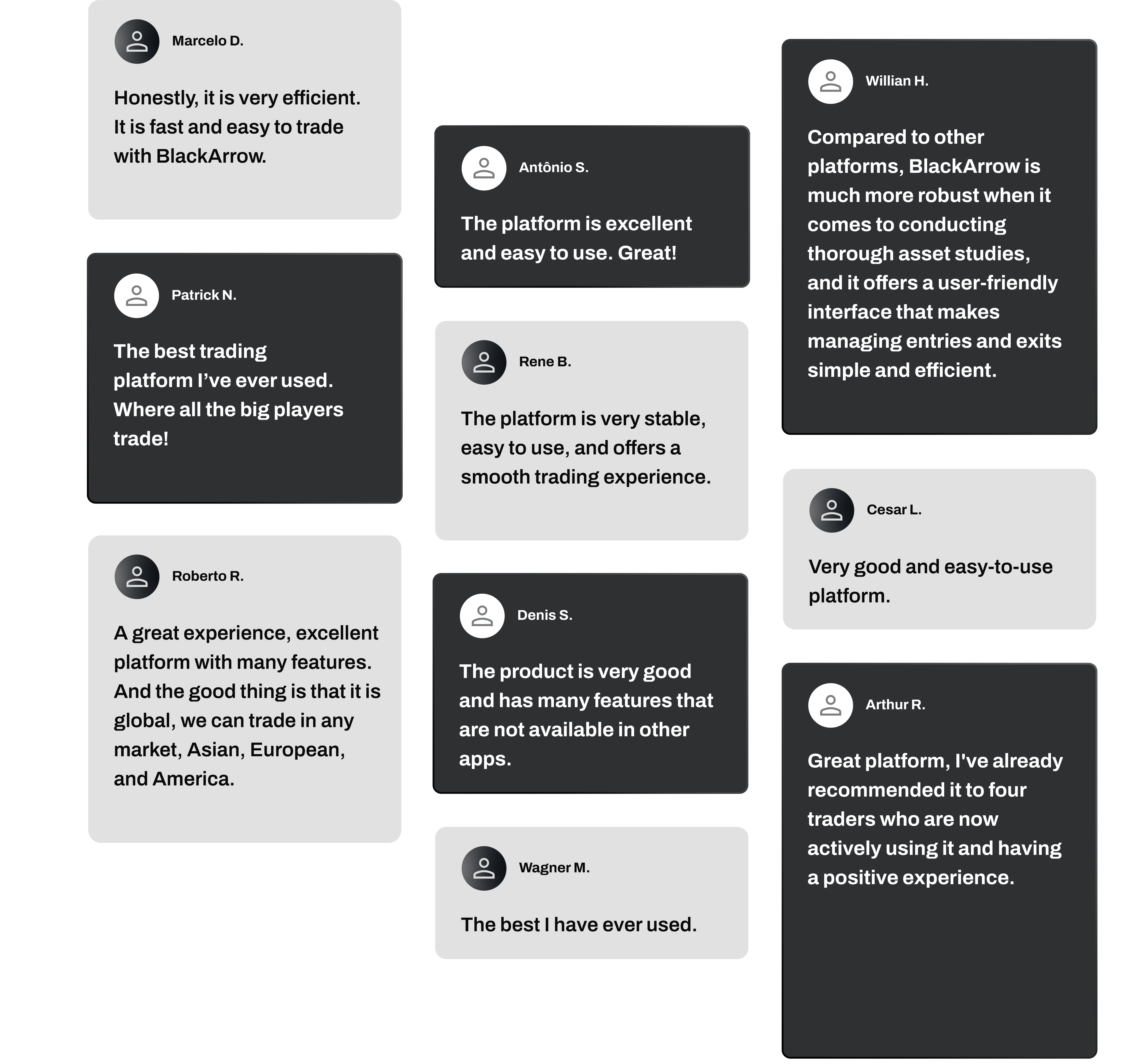 BlackArrow Testimonials